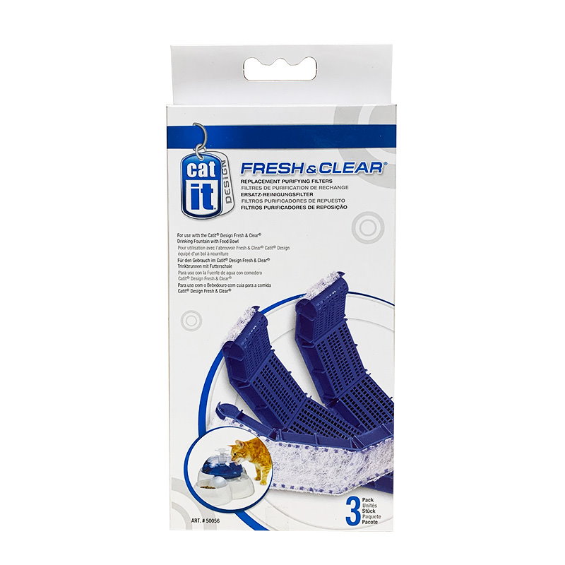 Catit 貓用過濾濾芯替換裝(長形) 3 件