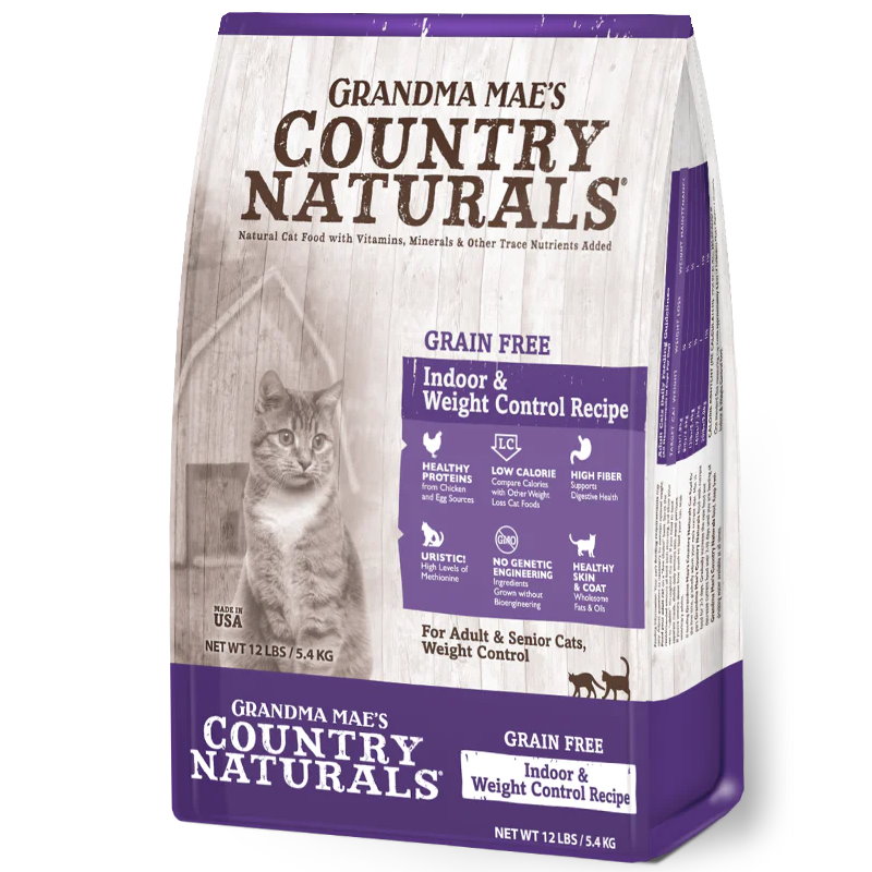 無穀物體重控制去毛球室內貓配方