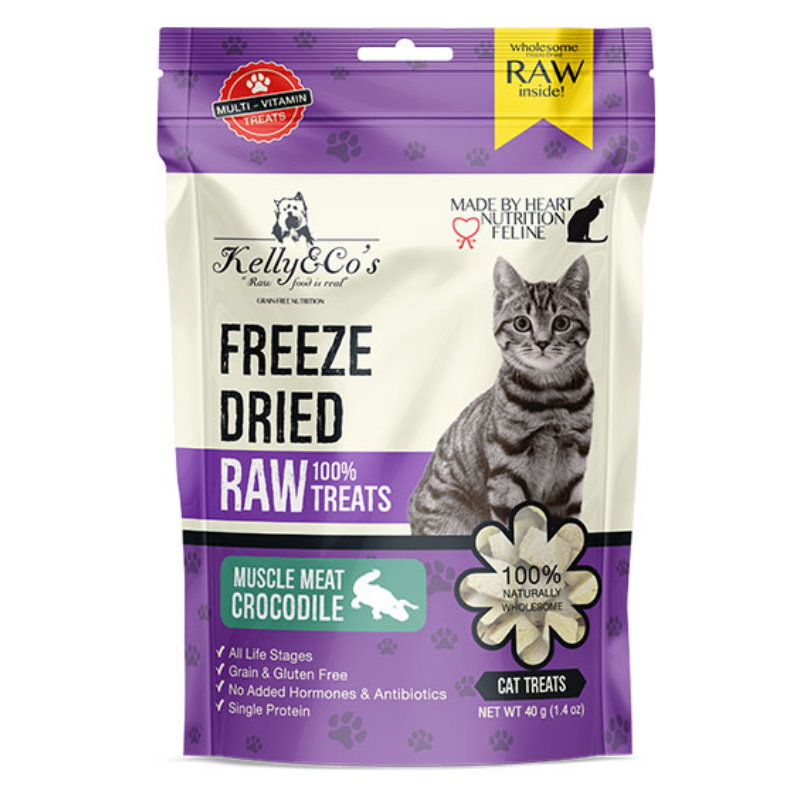 凍乾貓小食 -純鱷魚肉