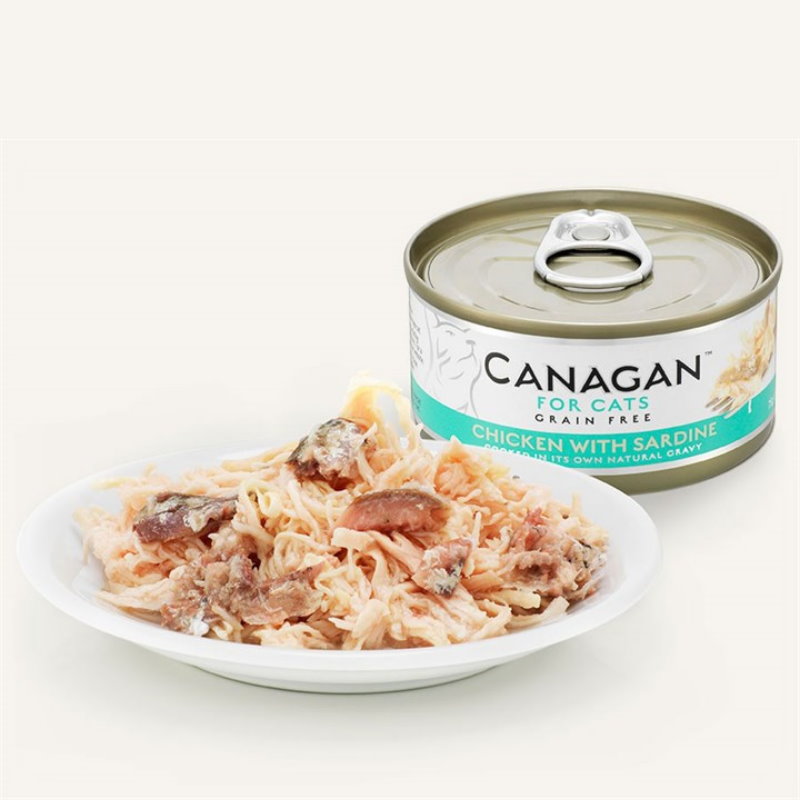無穀物貓主食罐-雞肉伴沙丁魚配方