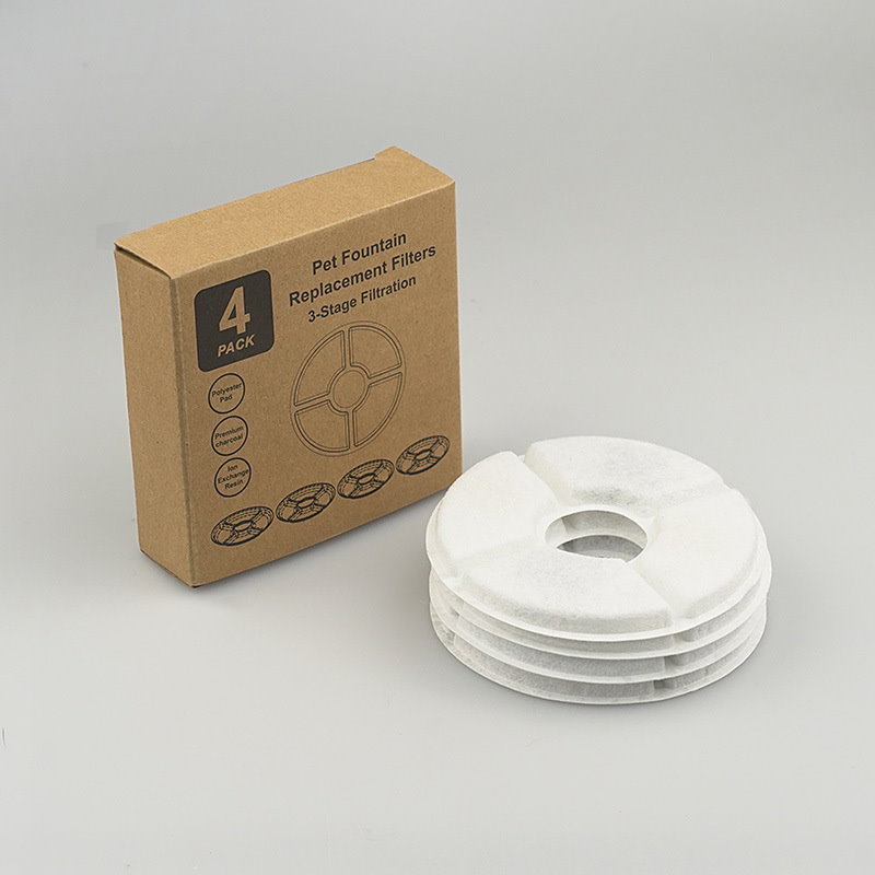 三層活性炭濾芯 (4件裝)